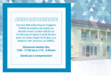 Ta amplia orario di certificado di salud pa esnan cu peticion den proceso na DIMAS