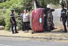 Señora di edad burachi a causa accidente