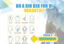 DVG ta alerta tur biaheronan cu a regresa Aruba despues di dianan di vacantie, pa ta alerta riba nan salud