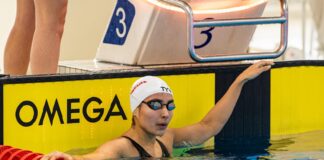 Elisabeth Timmer ta kibra otro Record Arubano den 100m Freestyle na Rotterdam