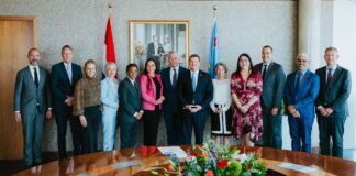 Secretario di Estado Eric van der Burg presente na Aruba durante e di 21 OCT-EU Forum: Hulanda ta boga pa mas cooperacion entre Aruba y Union Europeo