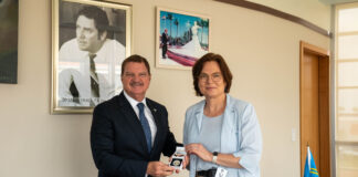 Bishita di Europarlamentario Marit Maij na Aruba ta destaca importancia di cooperacion internacional y futuro colaboracion