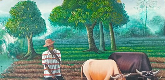 Obranan di arte Haitiano den Sala di exposicion