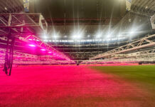 FIFA a presenta e yerba natural nobo p’e stadion di Dallas cu lo hospeda e Mundial