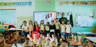 Minister Gerlien Croes como Minister di Educacion a continua cu su bishita na scolnan na Paradera y Ayo