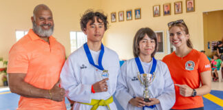 Allison Pava Escobar a sali Best Poomsea den Cas Bon Cup