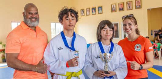 Allison Pava Escobar a sali Best Poomsea den Cas Bon Cup
