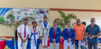 Brazil Taekwondo Stichting su team diĀ Train Hard Fight SmartĀ a sali Best Team den Cas Bon Taekwondo Cup