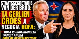 Staatssecretaris Eric van der Burg a bisa: Gerlien Croes a negocia HOFA for di Aruba