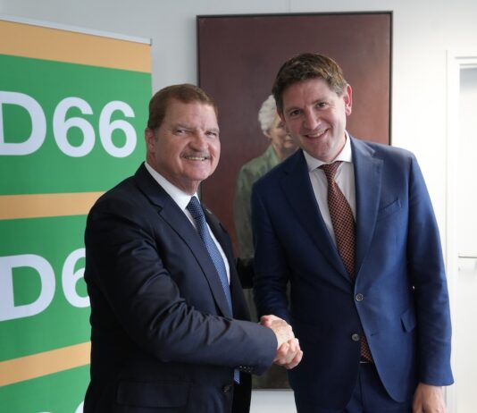 Minister-President Mike Eman den reunion na Tweede Kamer: Jan Paternotte di D66 ta aplaudi ambicion di Aruba pa establece un EU Preclearance y centro di investigacion cu Wageningen University