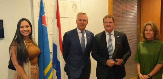 Gobierno ta fortalece cooperacion strategico: Reunion cu secretario di estado Eric van der Burg a resalta compromiso entre Aruba y Hulanda pa progreso di nos isla