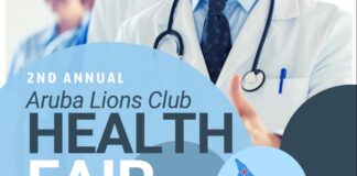 Aruba Lions Club cu su di 2 edicion di Feria di Salud na San Nicolas