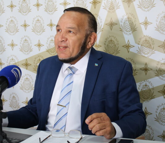 Parlamentario Endy Croes: Presupuesto di DOW a keda aproba: Meymey di un badabada durante un reunion publico AVP a bati pober Baba cu 6 mocion