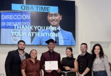 Joey Francisco a gradua como Bachelor den Organization, Governance and Management (OGM)