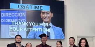 Joey Francisco a gradua como Bachelor den Organization, Governance and Management (OGM)