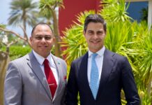 L:ider di fraccion di PPA, Eduard Pieters, ta enfatisa diversificacion economico den reunion cu Prome Minister Rob Jetten