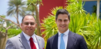 L:ider di fraccion di PPA, Eduard Pieters, ta enfatisa diversificacion economico den reunion cu Prome Minister Rob Jetten