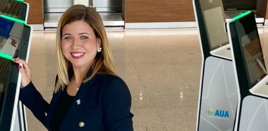 Parlamentario di AVP, Jennifer Arends-Reyes: MOU pa EU Preclearance ta un paso strategico pa futuro di conectividad di Aruba