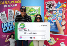 Aruba ta conoce e tercer miyonario pa 2026 cu Lotto!