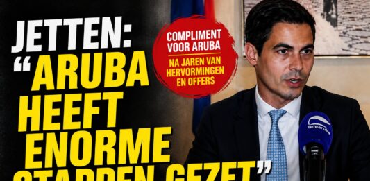 Rob Jetten a duna compliment na Gobierno di Evelyn: “Aruba heeft enorme stappen gezet”