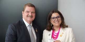 “Nos tin hopi cos en comun”: Prome Minister Eman den encuentro cu vice-presidente di Ecuador María José Pinto