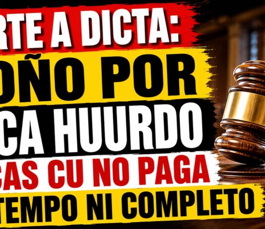 Corte a dicta: Doño por saca huurdo cu no paga huur na tempo ni completo