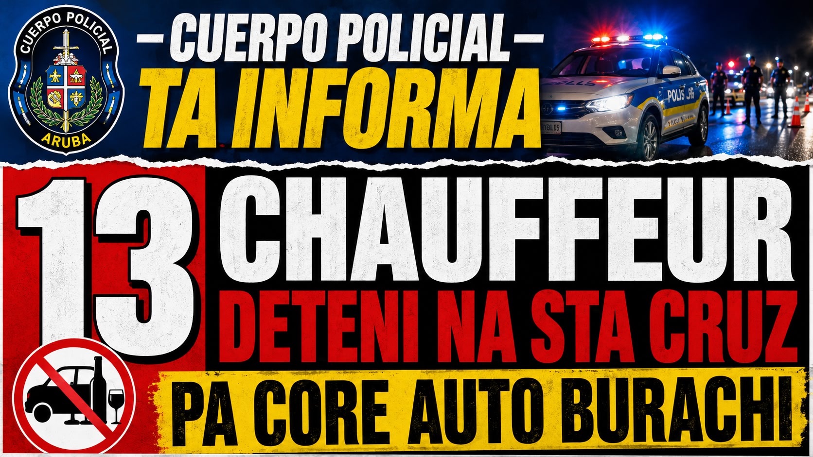 13 chauffeur deteni na Sta Cruz pa core auto burachi