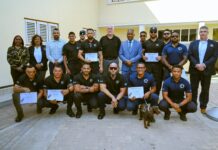 Mas mihor prepara: Personal di unidad di K9 di Cuerpo Policial Aruba a ricibi nan certificacionÂ