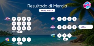 Resultado di Merdia – Friday, May 29 2pm