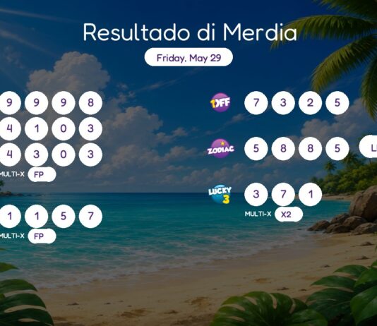 Resultado di Merdia – Friday, May 29 2pm