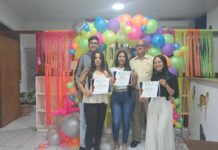 Participantenan ta ricibi nan certificado cu gran alegria: Exito rotundo den curso di Ingles Basico na Fundacion Dominicana Arubanse Juan Pablo Duarte