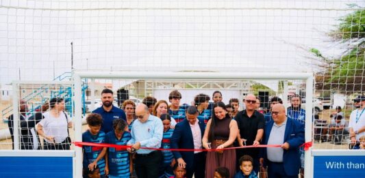Minister Gerlien Croes: Inauguracion oficial di FIFA Arena Mini Turf na Noord y Pos Chiquito ta marca un paso historico pa infrastructura deportivo na Aruba