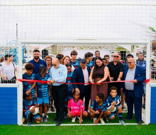 Minister Gerlien Croes: Inauguracion oficial di FIFA Arena Mini Turf na Noord y Pos Chiquito ta marca un paso historico pa infrastructura deportivo na Aruba