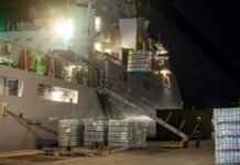 Zr. Ms. Groningen ta bay Venezuela afecta pa calamidad pa yudansa di emergencia
