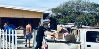 Accion di Bario den San Nicolas a sigui: Departamento y servicionan di gobierno a uni forsa pa un accion grandi di limpiesa den diferente Caya di San Nicolas
