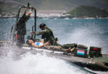 Marina ta prepara pa temporada di orcan durante ehecicio internacional