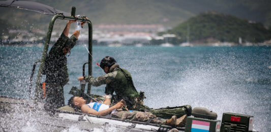 Marina ta prepara pa temporada di orcan durante ehecicio internacional