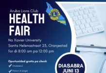 Aruba Lions Club cu Feria di Salud na Oranjestad