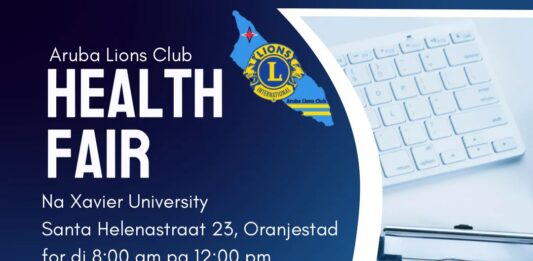 Aruba Lions Club cu Feria di Salud na OranjestadĀ Ā