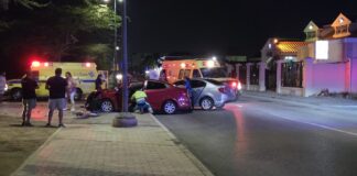 Accidente frontal a laga 4 persona herida atras