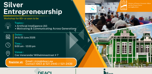 Workshop special pa pensionadonan y personanan cu ta cerca di edad di pensioen (60+)