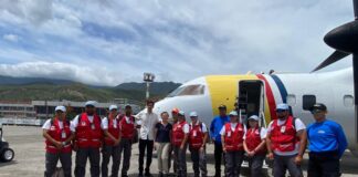 Prome ekipo di asistencia humanitario di Aruba a yega na Venezuela: Diesun boluntario lo cuminsa cu nan mision pa brinda cuido medico