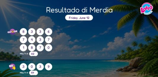 Resultado di Merdia – Friday, June 12 2pm