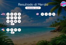 Resultado di Merdia – Wednesday, June 17 2pm