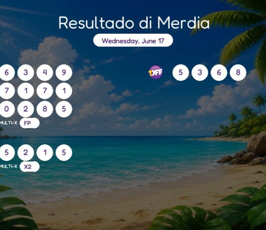 Resultado di Merdia – Wednesday, June 17 2pm