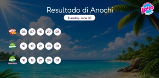 Resultado di Anochi – Tuesday, June 30 8pm