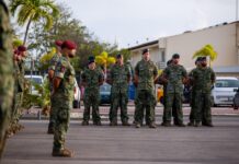 Escuadron di ehercito di defensa den Caribe ta tene rotacion nobo