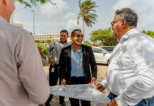 Minister Wendrick Cicilia ta anuncia inicio di embeyecemento di Eagle Beach