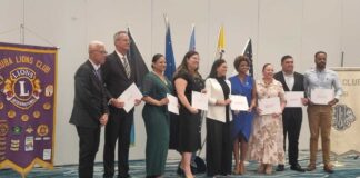Aruba Lions Club cu donacion di 10 mil florin na 8 organisacion