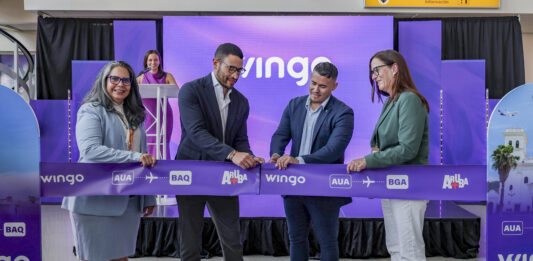 Minister Wendrick Cicilia a celebra fortalecemento di conectividad entre Aruba y Colombia cu rutanan nobo di Wingo